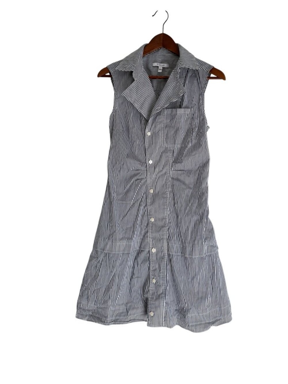 Derek Lam 10 Crosby Satina Sleeveless Mini Shirt Dress Size 4